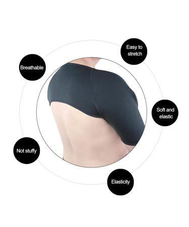 Double Shoulder Brace - Breathable Compression Pad for Posture & Body Care | Elastic Sports Shoulder Protector (M 40-45cm) - International Shipping Available - Buy Online on GoSupps.com