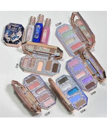 PSSR Huazhixiao Moonlight Mermaid Eyeshadow Palette - Long-Lasting, Waterproof & Blendable Matte Shades - Professional Makeup Palette - Buy Online on GoSupps.com