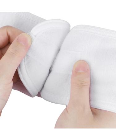 Lades Spa Headband - Adjustable Facial Women Makeup Hairband for Washing Face and Makeup - White - Buy Online on GoSupps.com