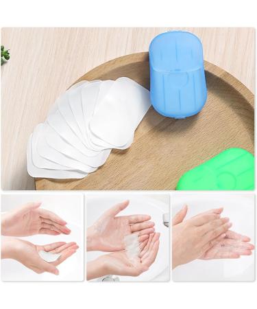 Buy Kgduyc 4 Box Soap Paper Leaves - 80 Disposable Travel Soap Sheets for On-the-Go & Outdoor Use - Buy Online on GoSupps.com