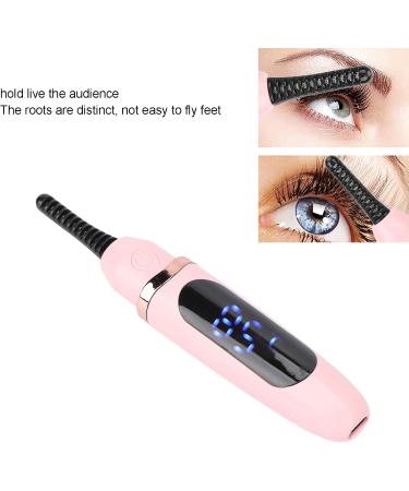 JTLB Handheld Electric Eyelash Curler - Intelligent Temperature Control USB Charging Long Lasting Curls (Pink) - Shop Internationally - Buy Online on GoSupps.com