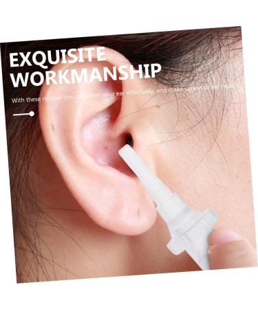 PartyKindom 10pcs Ear Cleaning Disposable Tips Safe Ear Irrigator Nozzle for Adults - Buy Online on GoSupps.com