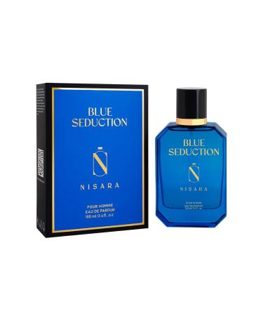 Blue Seduction Perfume For Men 100 ml | Long Lasting Eau De Parfum | Aqua-Fresh Aromatic Fougre Woody Fragrance | With Amber & Vetiver Notes | EDP Scent