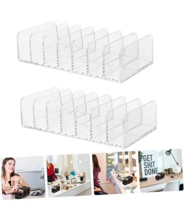 Didiseaon Pressed Powder Rack 2pcs Cosmetic Bracket Home Cosmetic Holder Multi-grid Rack Cosmetic Storage Rack Makeup Blush - Buy Online on GoSupps.com
