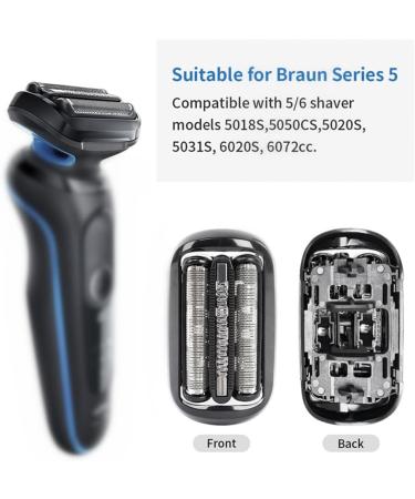 Yanban Replacement Shaving Head for Braun Series 5 & 6 - Compatible with 53B 5020S 5018S 5050CS 6020S 6075CC 6072CC - International Shipping Available - Buy Online on GoSupps.com