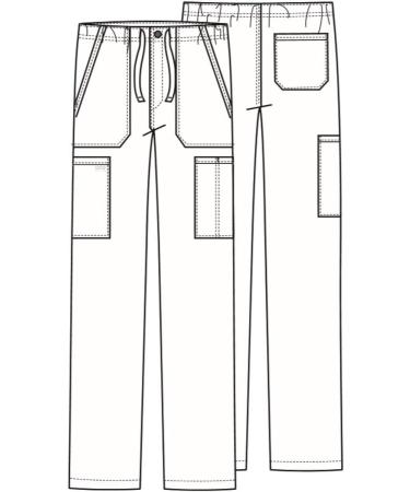 Cherokee Men's Workwear Professionals Scrubs Pant - Tapered Leg Cargo - Medium Navy - Buy Online on GoSupps.com