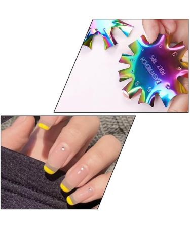 Professional Nail Art Trimmer Gel Cutter Tool Multicolor Edge Steel Stainless Smile Line French Multiple Shape Cutter for Women Style - Buy Online on GoSupps.com