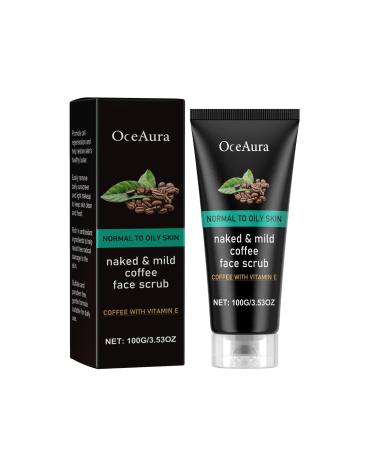 OLLZPJFPK Caffeine Facial Cleanser Gentle Exfoliating Blackhead Facial Care Cleansing Pore Cleanser