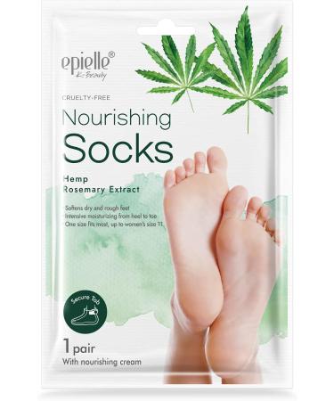 Epielle Moisturizing Socks and Gloves - 5 Pairs for Hand and Foot Care | Skincare Gifts for Her | Stocking Stuffer - Buy Online on GoSupps.com
