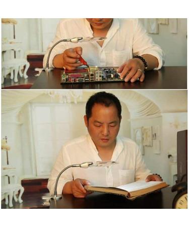 Magnifier with Bright LED Light and Sturdy Clamp Magnifying Glass Lamp for Comfort and Ease of Use Enjoy - Buy Online on GoSupps.com