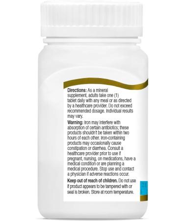 Iron 65 mg Ferrous Sulfate 325 mg Tablets 120 Count Compatible with 21st Century Mineral Supplement Gluten Free Non-GMO + Bonus Pill Organizer Weekly Pill Organizer Mini - Buy Online on GoSupps.com