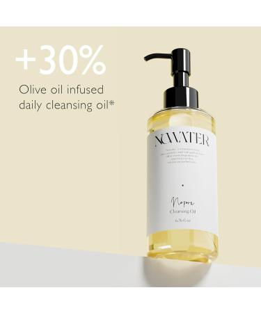 NOWATER No Pore Cleansing Oil - Best Makeup Remover for Blackheads | Olive Oil & Tea Tree | Korean Skin Care (6.76 fl.oz - Buy Online on GoSupps.com
