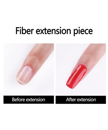 LULAA Nail Extension Kit | Gel & Silk Fiberglass Nail Art Tools (1Gel + 20 Fiberglass) - Professional Nail Extension Pro Kit - Buy Online on GoSupps.com