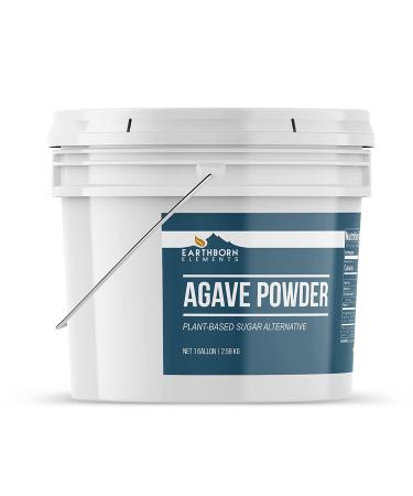 Earthborn Elements Agave Powder 1 Gallon - Natural Sugar Alternative for Drinks & Recipes - Buy Online on GoSupps.com