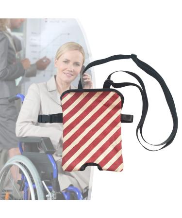 Drainage Bag Holder-Catheter Urinary Bag Catheter Stabilization Device with Adjustable Washable and Reusable High Capacity for Bladder Ostomy Elderly Care(1000ml 1500ml 2000ml) Red M (1500ML)