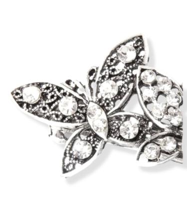 Topkids Vintage Rhinestone Accessories | Butterfly & Flower Bridal Jewelry | 5.5 cm Pearl Wedding Collection - Buy Online on GoSupps.com