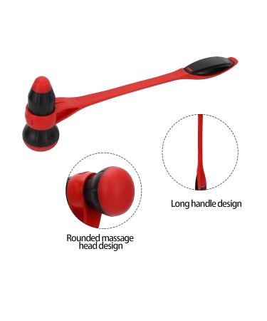 Buy Manual Massage Hammer Stick | Silicone Back Knock Hammer for Full Body Stress Relief & Meridian Massage - Buy Online on GoSupps.com