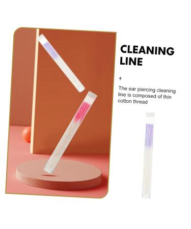 DOITOOL 1800 Pcs Ear Piercing Cleaning Line - Ear Cleaner & Earring Hole Floss Tool - 12X1.5CMx5pcs Assorted Colorx5p - Buy Online on GoSupps.com