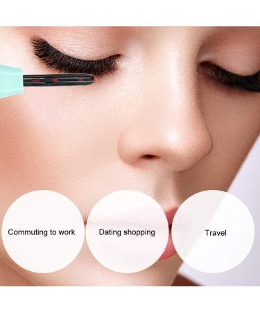 Eyelash Curler Electric Fast Heating Long Lasting Tool for Makeup Green USB Charging - Buy Online on GoSupps.com