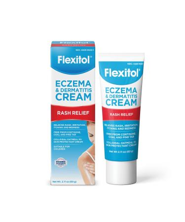 Flexitol Eczema & Dermatitis Cream  Steroid & Fragrance Free for Sensitive Irritated Skin with 5% Colloidal Oatmeal