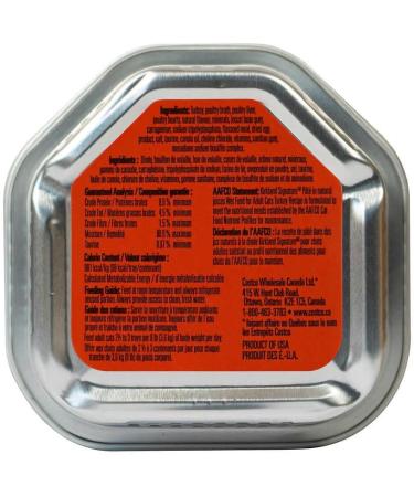 Kirkland Signature Wet Food Pate for Adult Cats - Chicken Turkey & Salmon Flavours Variety Pack - 45 x 99 Grams - Buy Online on GoSupps.com