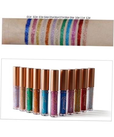 FOMIYES 3pcs Eyeshadow Color Eyeliner Liquid Colorful Eyeliner Pen Eye Shadow Miss Glitter Powder Flash 1 count (Pack of 1) 10x3pcs - Buy Online on GoSupps.com