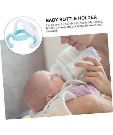 Abaodam 2 Pcs Bottle Handle Bottle Grip Feeding Bottles Handle for Soft Feeding Bottles Handles Feeding Bottles Holder Silica Gel Soft Handle Newborn Breast Milk - Buy Online on GoSupps.com