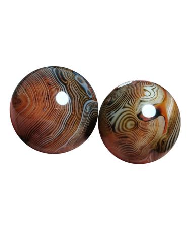 Unbit baoding ball stressball stress balls for adults a few Chinese Baoding balls orange health massage balls stress relief hand exercise balls (color: 42mm)