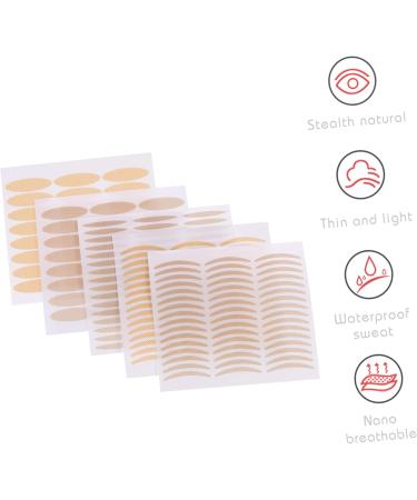 FOMIYES 50 Sheet Lace Double Eyelid Sticker Double Eyelid Tape Folding Tool Invisible Eye Stickers Eye Use - Buy Online on GoSupps.com
