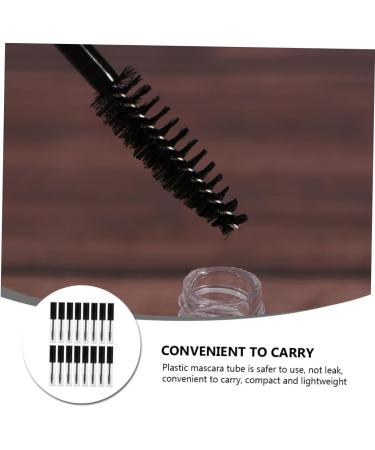 PAMINGONO 16pcs Mascara Tube Empty Tube Mascara Cream Vials Mascara Clear Refillable Eyelash Bottle Plastic - Buy Online on GoSupps.com