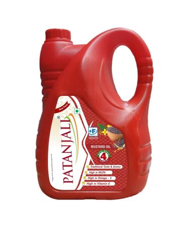 Pata'njali Kachi Ghani Mustard Oil 5L