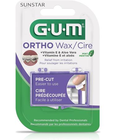 GUM Orthodontic Wax Mint 1 Each (Pack of 12)