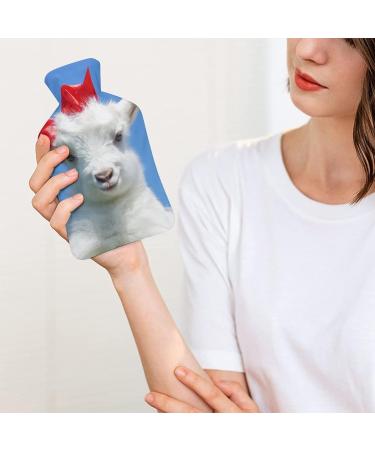 Cute Sheep Hot Water Bottle with Plush Cover | Hand Warmer for Adults & Children | 26.5x15.3cm - International Shipping Available - Buy Online on GoSupps.com