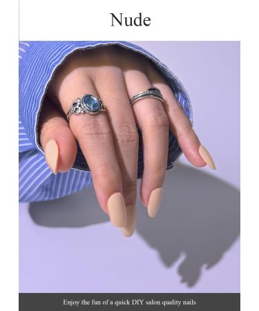 Wahrshei Nail Foils | Nude UV Gel Nail Foil - 20 Self-Adhesive Gel Nail Stickers & Wraps - Buy Online on GoSupps.com