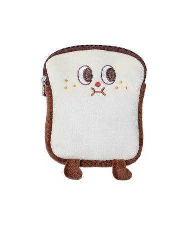 Plumdrop Nette Toast Sanitary Pad Bag reusable napkin storage organizer women coin exchanges pad bag bags make-up organizer brown