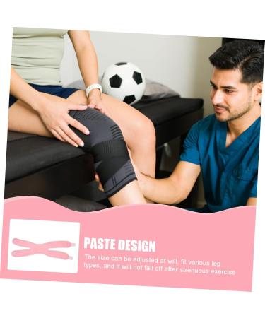 FRCOLOR 3pcs Adjustable Patella Knee Brace - Comfortable Sports Knee Support Strap for Optimal Knee Protection - Pink - Buy Online on GoSupps.com