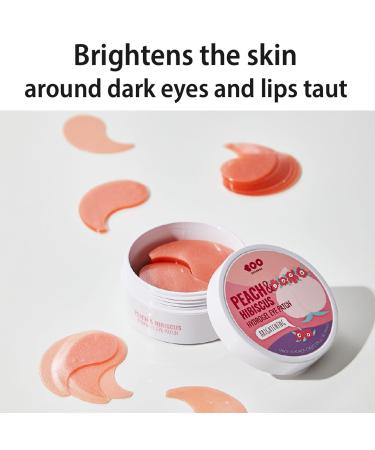 Peach & Hibiscus Hydrogel Eye Patch - Revitalize & Hydrate Your Eyes | 3.17 Fl Oz - International Shipping Available - Buy Online on GoSupps.com