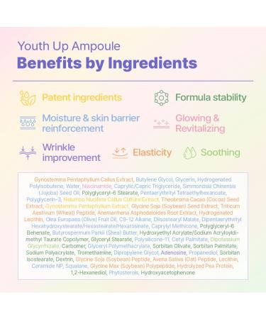 Youth Up Ampolue 50ml - Hydrating Youth Serum for Glowing Skin | International Shipping Available - Buy Online on GoSupps.com