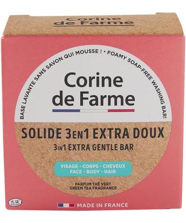 Corine de Farme - Sea Salt Scented Foaming Bath Gift Set - 1L Sea Salt Scented Foaming Bath + 75g 3-in-1 Solid Bath Fudge Bath + 1 Shower Flower - Made in France - Buy Online on GoSupps.com