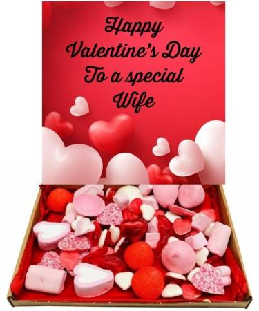 Happy Valentines Day Pick n Mix Sweet Hamper Gift Present Wife - Buy Online on GoSupps.com