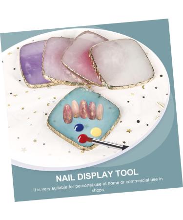  FRCOLOR FRCOLOR Multi-Purpose Nail Polish Mixing Palette Blue Cosmetic Tray for Nail Art and False Nail Display - Buy Online on GoSupps.com