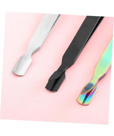 Healvian 3-Pack Nail Skin Pliers - Multifunctional Nail Clippers & Art Tools - Silver Nail Tongs & Tweezers - 17x0.9cm - Buy Online on GoSupps.com