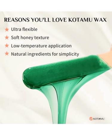 KOTAMU 450G Aloe Hair Removal Hard Wax Beads - Ideal for Thick & Stubborn Body Hair Leg Waxing - Buy Online on GoSupps.com