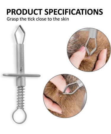My AR store Professional Tick Tweezers for Dogs/Cats/Horses/Humans 3 Pcs Painlessly Tick Remover for Humans and Cats Pets - Buy Online on GoSupps.com