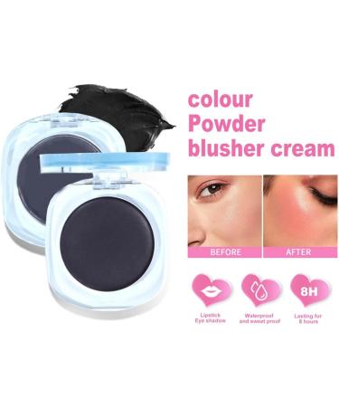 Magic Color Changing Blush - Black Color Changing Blush Black Cream Blush Color Changing Blush for Cheeks Makeup Blush Long Lasting (01#+02#) - Buy Online on GoSupps.com