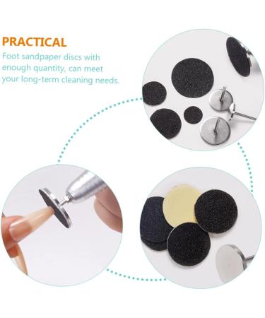 FRCOLOR 5 Sets Nail Polishing Sheets Remover Tool Sandpaper Foot Sandpaper Discs Self Adhesive Sandpaper Disc Pedicure Sandpaper Disc Fine Grit Remover Nail Bit Sand Sheet Refill Electric - Buy Online on GoSupps.com