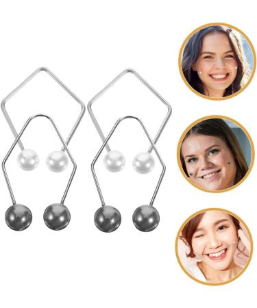 Mobestech Pince Fossettes Visage 2 Pi ces Petite Taille Entra neur de Fossettes pour Femmes Portable Sculptant Joues Confortables Usage Quotidien - Buy Online on GoSupps.com