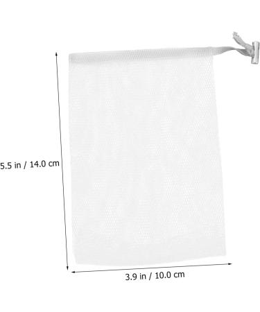 Healeved 8pcs Soap Mesh Bag Sisal Soap Pouch Face Cleaning Net Exfoliating Net Bag Face Scrubber Fabric 14x10cm Dark Grey - Buy Online on GoSupps.com