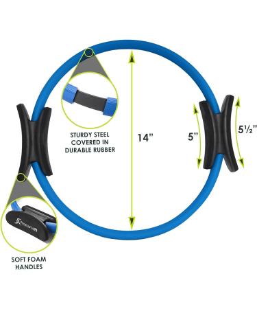 ProsourceFit Pilates Ring - One Size Blue | Enhance Your Workouts & Flexibility - Shop Now! - Buy Online on GoSupps.com
