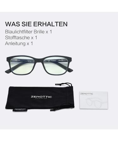 ZENOTTIC Kids Blue Light Blocking Glasses Anti Glare Lens Lightweight Frame Computer Eyeglasses For Boys And Girls Black+crystal - Buy Online on GoSupps.com